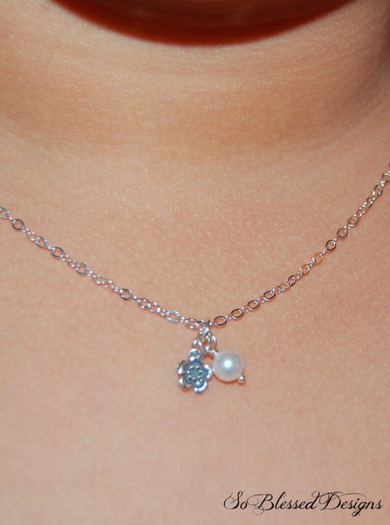 Flower Girl Necklace Gift Set for FLOWER Girl Flower Girl Etsy