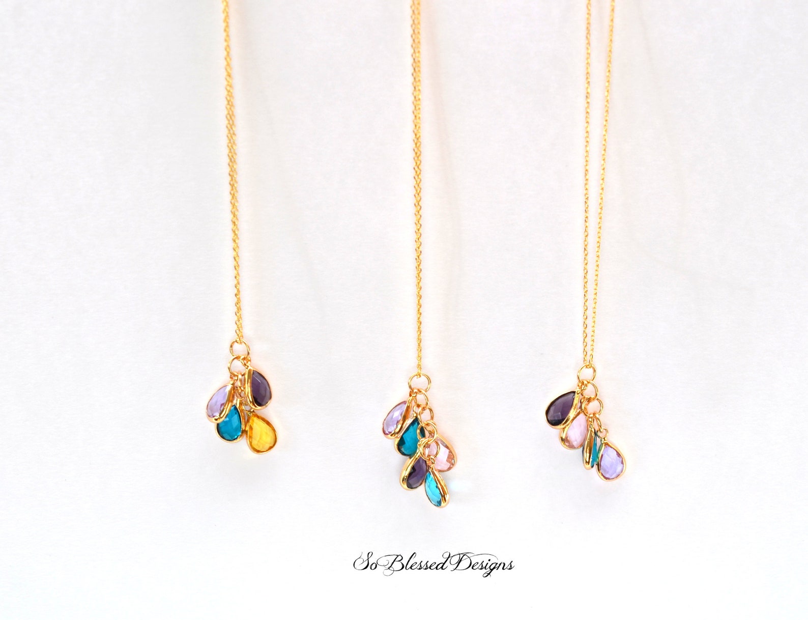 Birthstone Necklace For Grandma Gifts For Grandma Gifts For Etsy Birthstone necklace for grandma gifts for grandma gifts for etsy