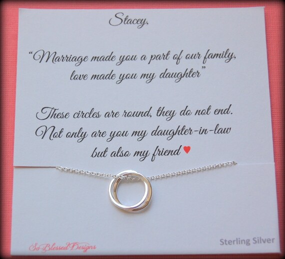 Gift For New Daughter In Law From Mother In Law Daughter In Etsy