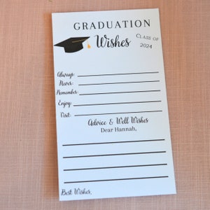 Graduation Wishes Cards, Graduation Advice, Advice Cards for Graduation party, Set of 12, Graduation Party Decorations, Printed Shipped image 5