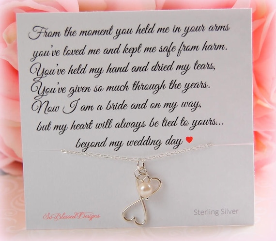 jewelry for mom on wedding day
