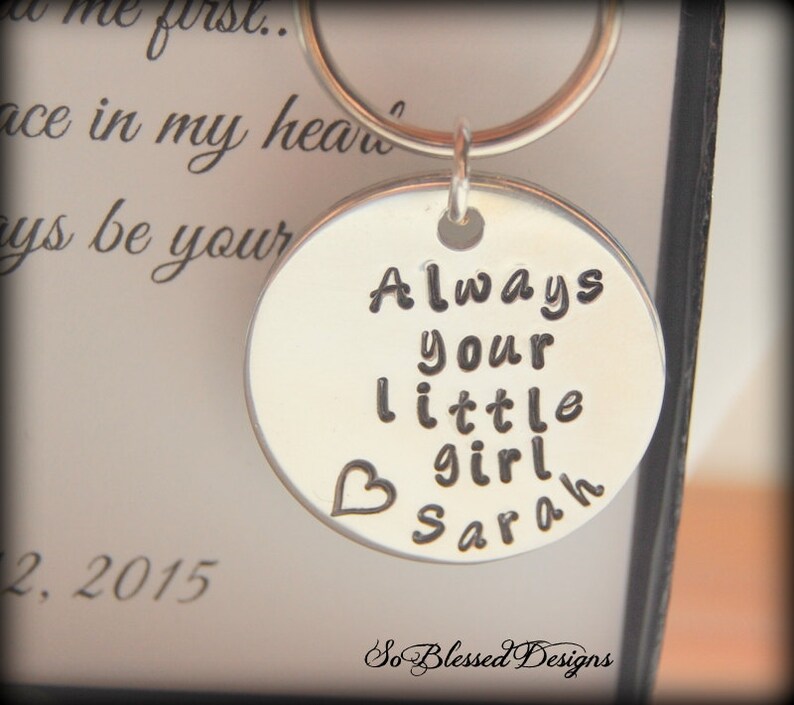 Father of the Bride gift Dad you loved me first, Father of the Bride, Gift for DAD, Gift to dad from daughter image 2