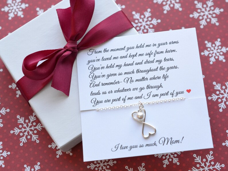Sterling Silver Mother of the Bride Mom Gift Mothers Day Gifts for MOM Jewelry for Mom Mothers Poem Mother of the Groom