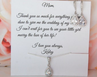 Mother of the Bride gift, Mother of the Bride from Daughter, To Mom from Bride, Gift for Mom on your wedding day