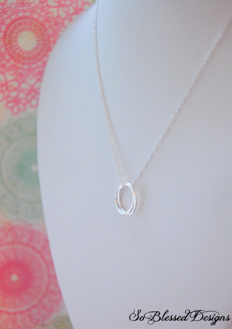 Thank you gift to best friend inseparable rings Maid of Honor Gift Maid of Honor necklace Maid of Honor POEM