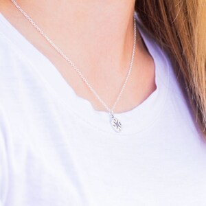 Sister Necklace Gift, Gifts for Sister, Birthday Gift for Sister, Compass necklace, Sisters, Sister and Best Friend image 2