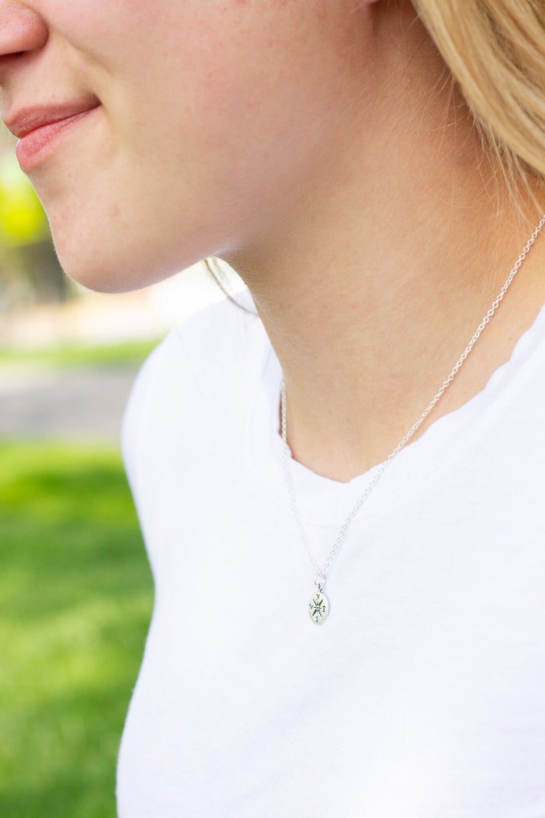 Bridesmaid Necklace Compass Necklace Bridesmaid Proposals Will you be my Bridesmaid gift Bridesmaid Jewelry