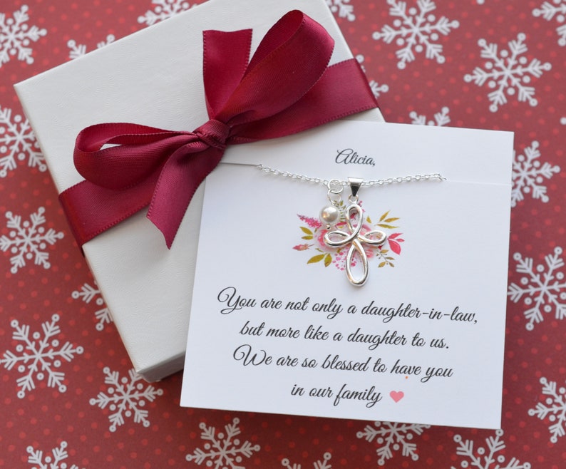 Daughter in Law Gift Bonus Daughter Necklace Daughter in Etsy