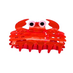 Haarclip in voedselvorm: krabclip van acryl