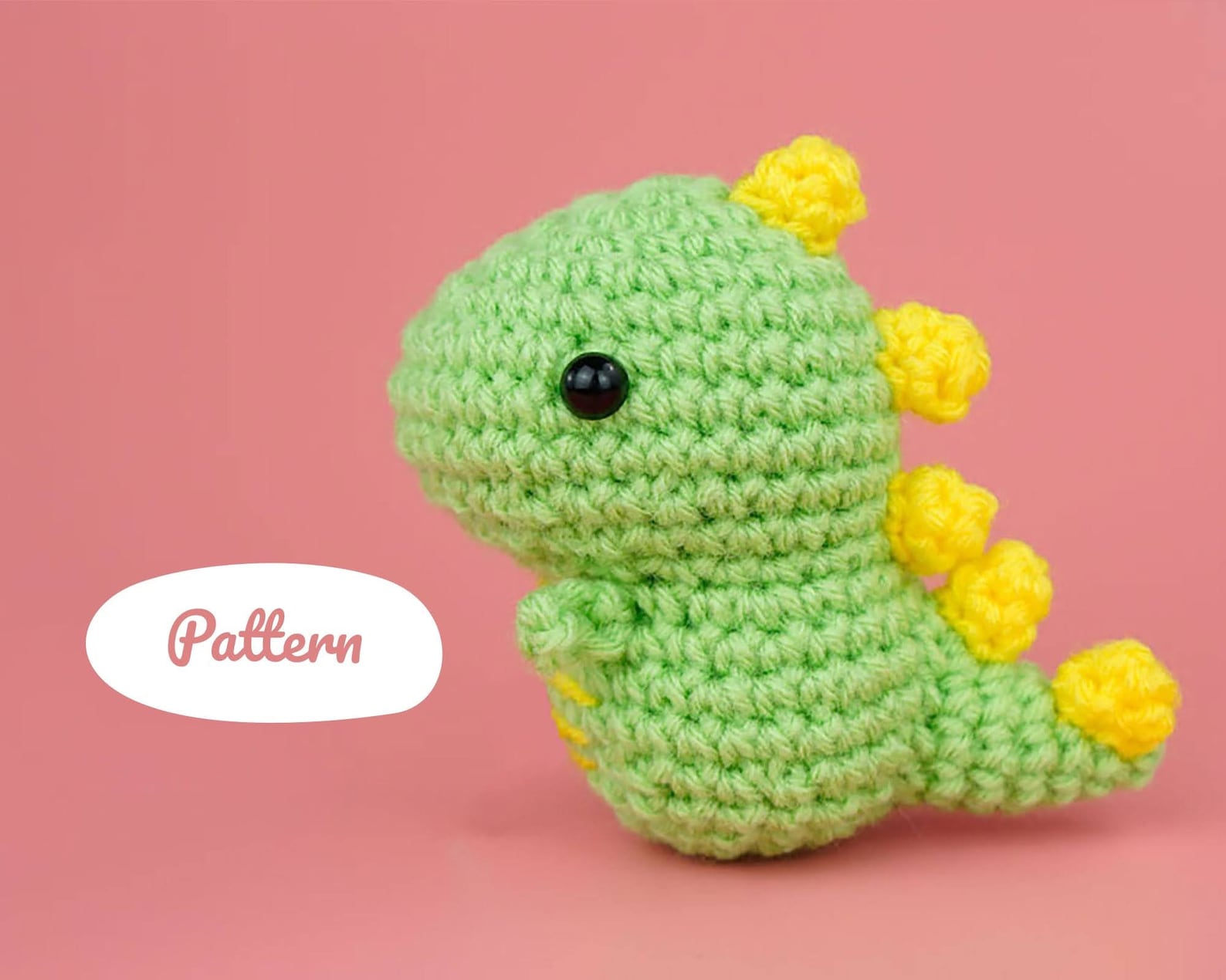 Dinosaur Amigurumi Crochet Pattern by the Woobles DIY Cute Etsy