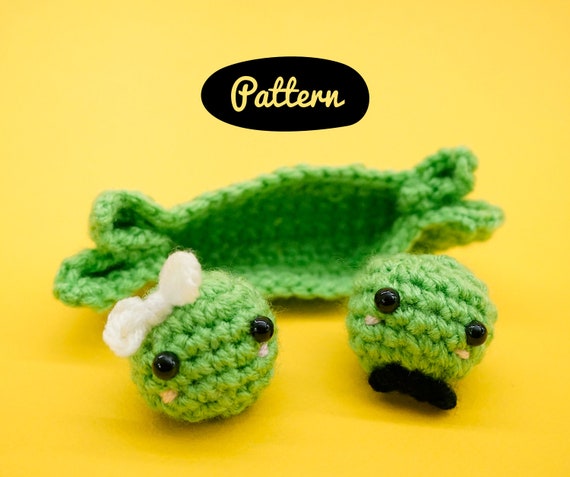 Amigurumi peas Crochet vegetables Pretend play food Crochet stuffed toy Crochet Peas in a Pod Amigurumi peas Crochet vegetables Pretend play food Crochet stuffed toy Crochet Peas in a Pod
