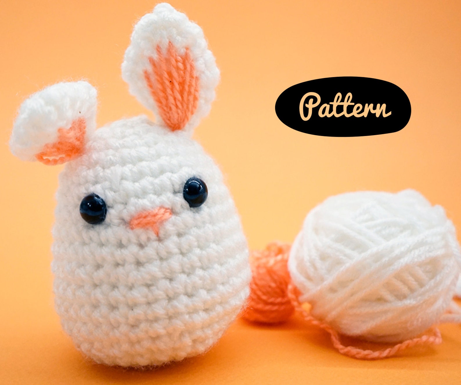 Bunny Rabbit Amigurumi Crochet Pattern by the Woobles DIY Etsy