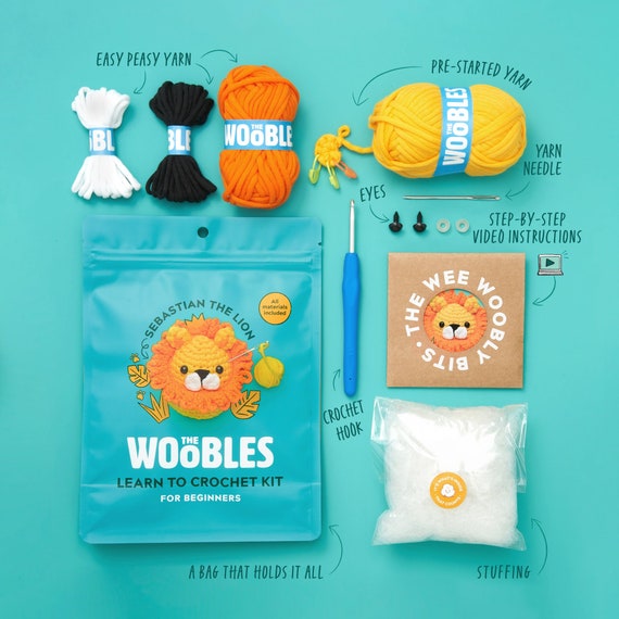  The Woobles Easy Peasy Yarn, Crochet & Knitting Yarn