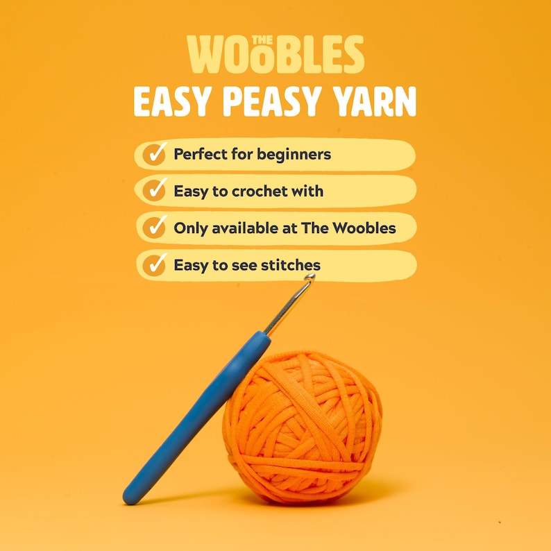 Beginner Crochet Kit Lion by The Woobles - Easy First Crochet Starter Kit - Crochet Plushie Kit - Amigurumi Kit - DIY Craft Kit Gift image 6