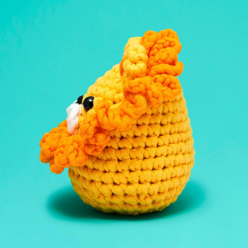 Beginner Crochet Kit Lion by The Woobles - Easy First Crochet Starter Kit - Crochet Plushie Kit - Amigurumi Kit - DIY Craft Kit Gift image 3