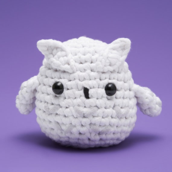 Beginner Crochet Owl by the Woobles Easy First Crochet Starter Kit