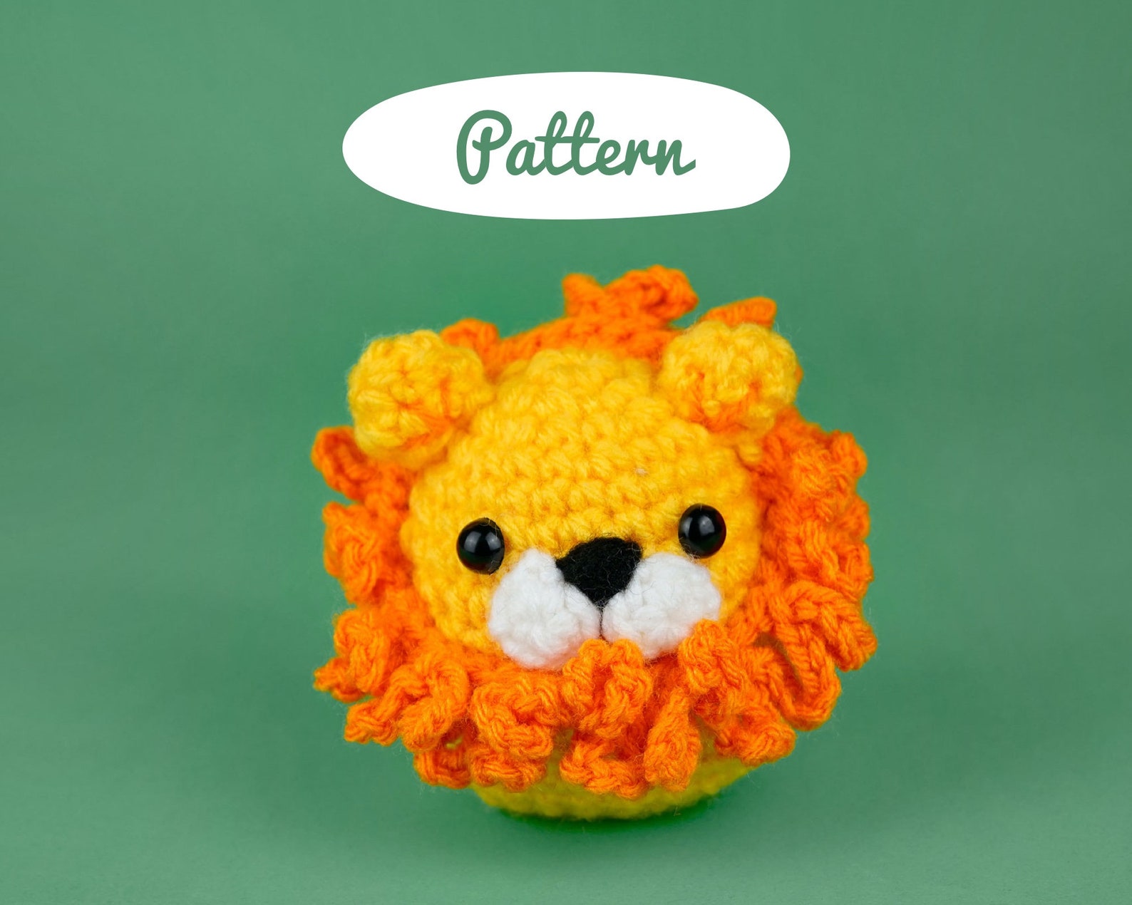Lion Amigurumi Crochet Pattern by The Woobles DIY Baby Etsy