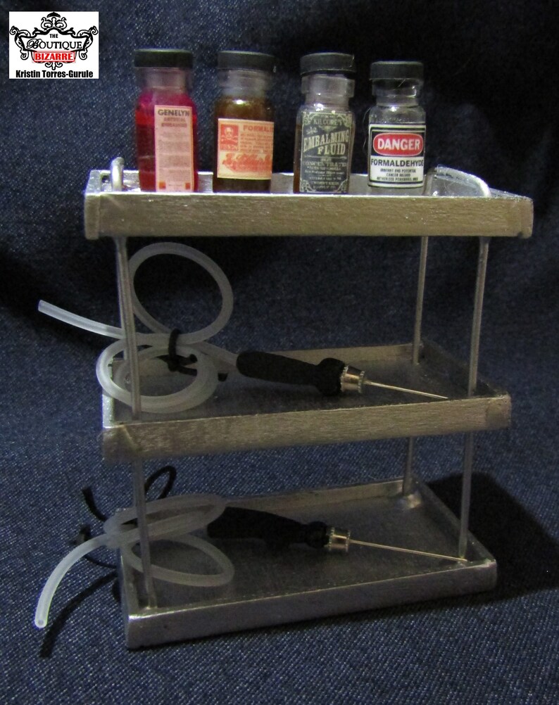 112 Scale Mortuary Funeral Home Miniatures Embalming Work Etsy