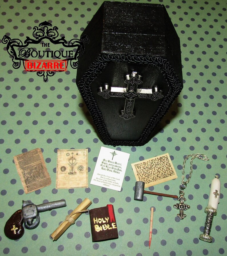 Vampire Hunting Kit Dollhouse Miniatures Supernatural Etsy