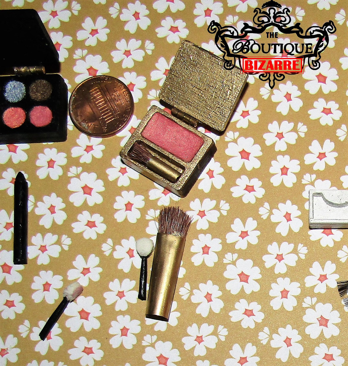 Dollhouse Miniatures REAL WORKING MAKEUP eyeshadows contour Etsy