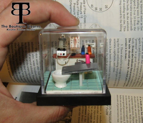 Miniature Embalming Prep Room Morticians Funeral Directors Etsy