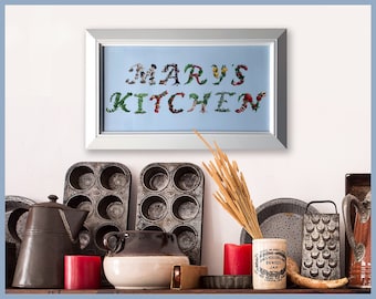 Mary S Kitchen Sign Etsy