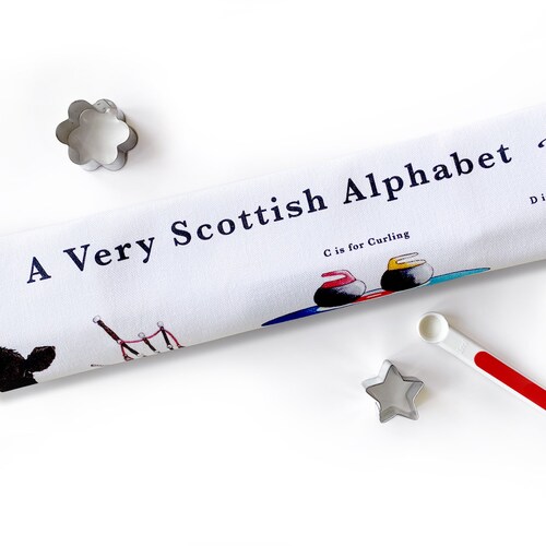 A Very Scottish Alphabet Tea Towel. Scottish Gifts New Home Etsy