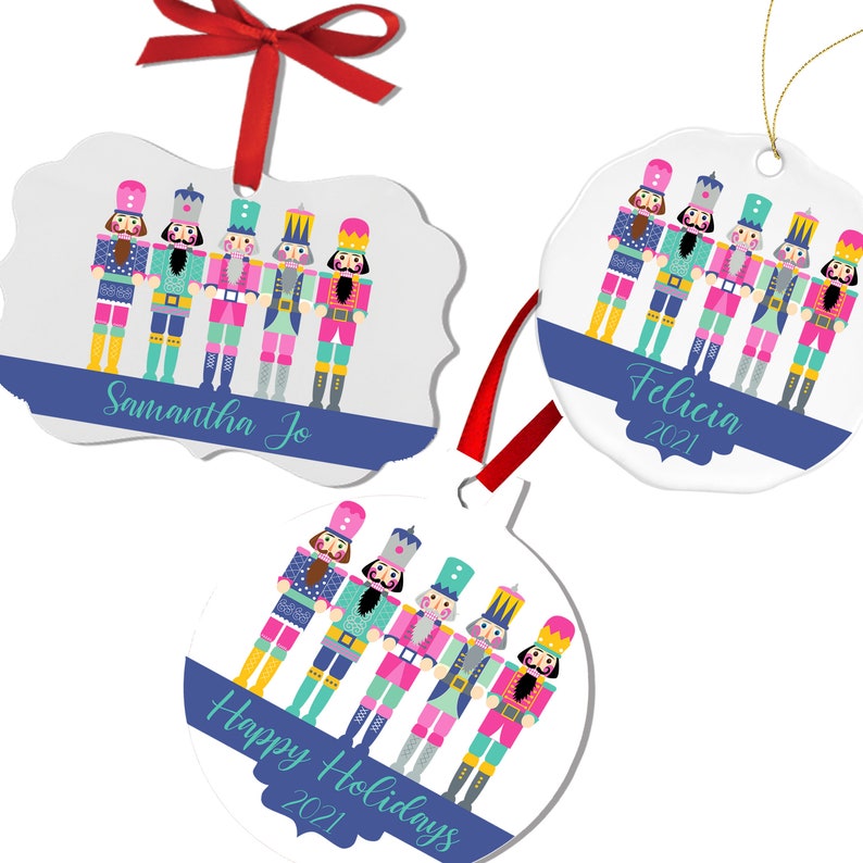 Mad For Monograms Nutcracker Ornament