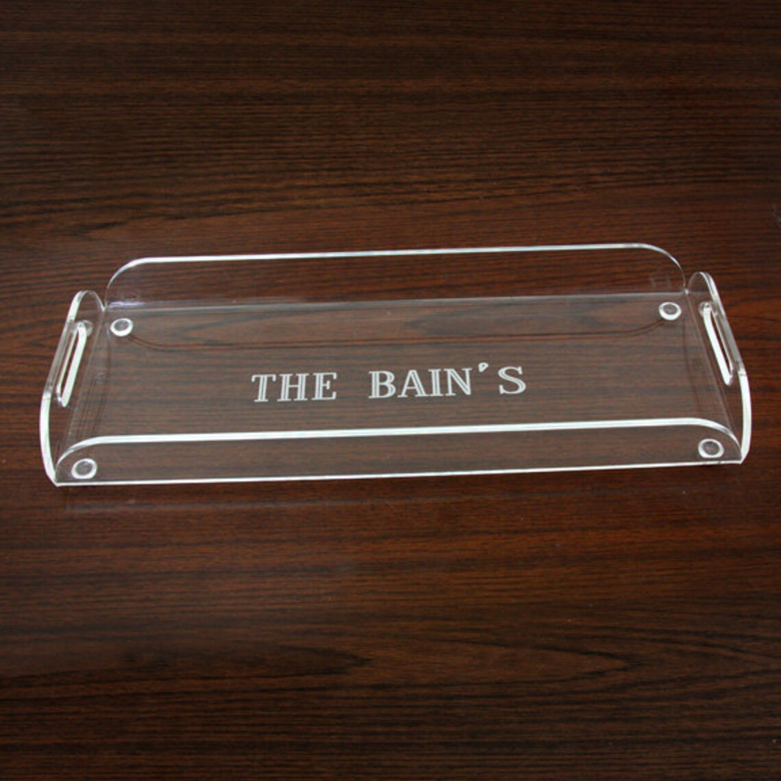 Personalized Acrylic Tray Engraved Serving Tray Tray With Etsy