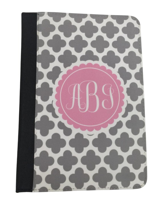 Monogram Notebook Holder - Personalized Notepad -Student Gifts - Large Notebook