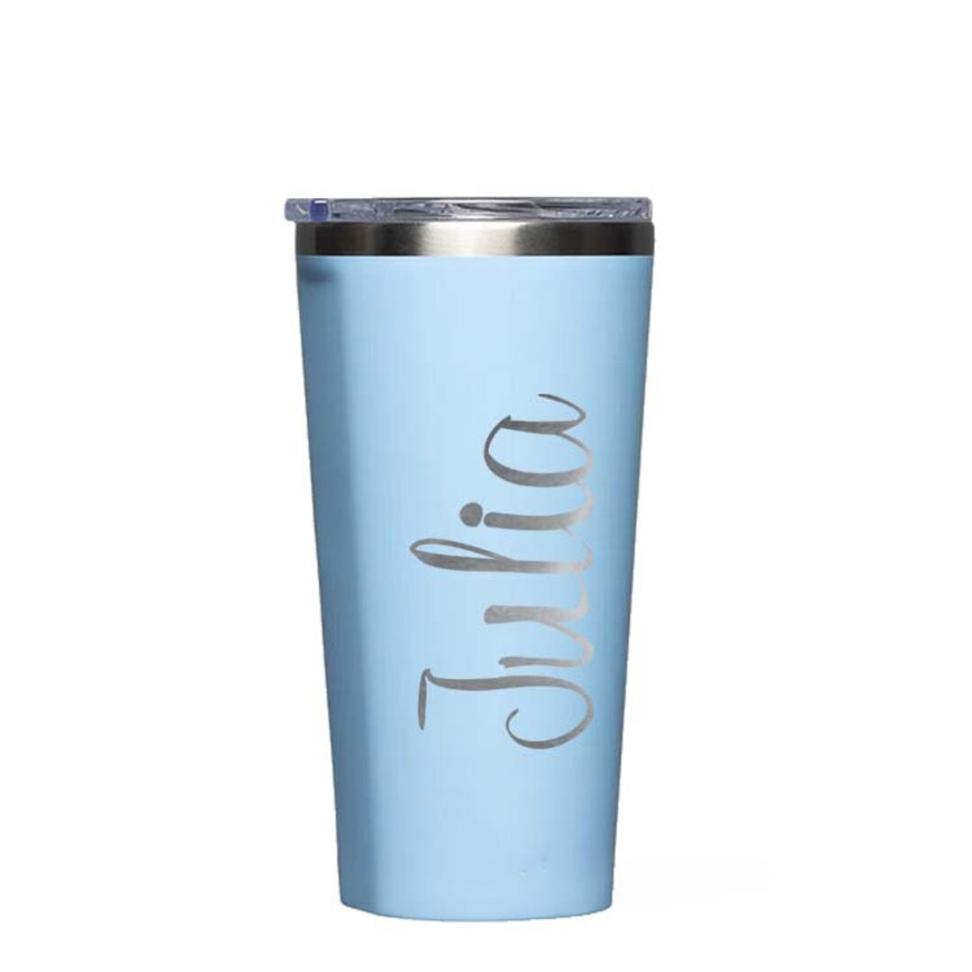 Baby Blue Corkcicle Tumbler Personalized Corkcicle Etsy