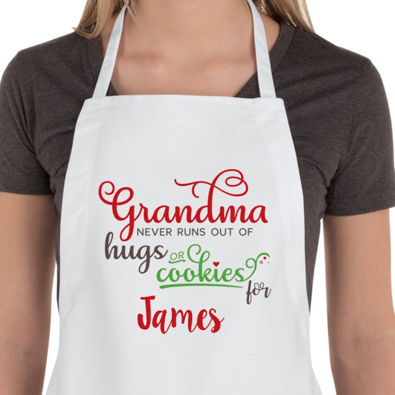 Grandma's Kitchen Where Memories Are Made - Gift For Mom, Gift For Grandma - Personalized Apron main image 1