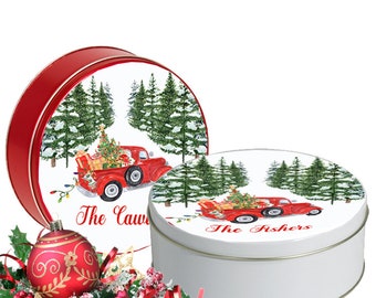 Christmas Cookie Tin | Etsy