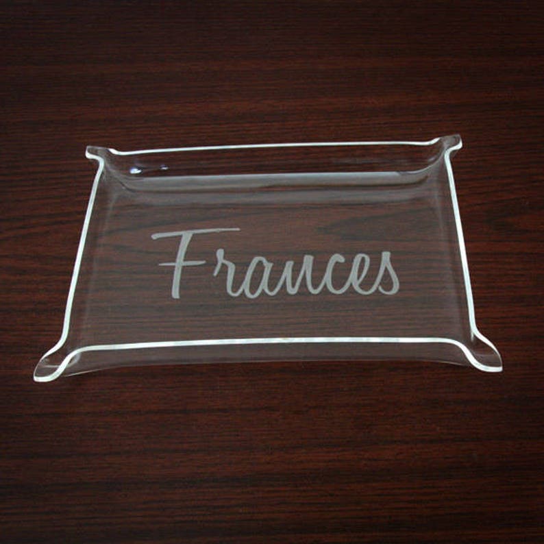 Jewelry Tray Personalized Monogram Acrylic Tray Etsy