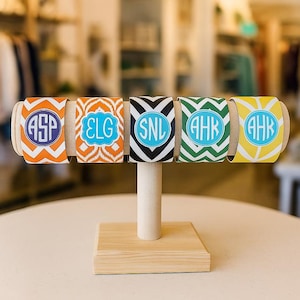 Monogram Cuff Bracelet – Personalized Initial Jewelry, Bold Statement