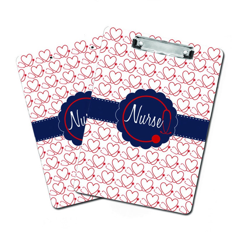 Personalized Nurse Clipboards Monogram Clip Boards Etsy