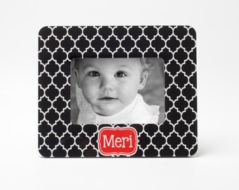Custom Pattern Photo Frame – Personalized Graduation Gift