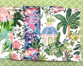 Bolsa para fichas de mahjong, estuche de viaje con borla decorativa (30 x 38 cm)