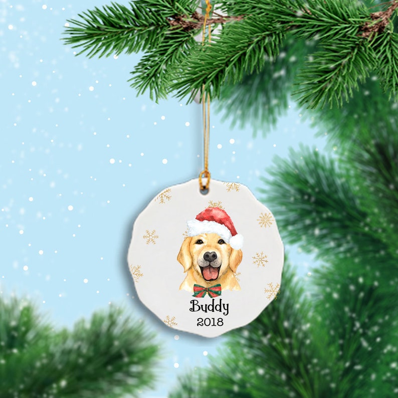 Personalized Dog Ornament Custom Christmas Pet Ornament Etsy