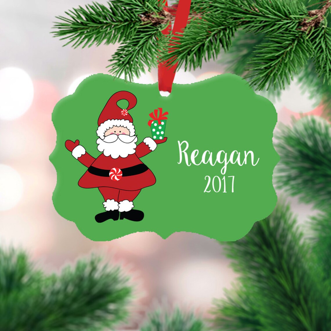 Christmas Ornaments Personalized Family Christmas Ornament Etsy