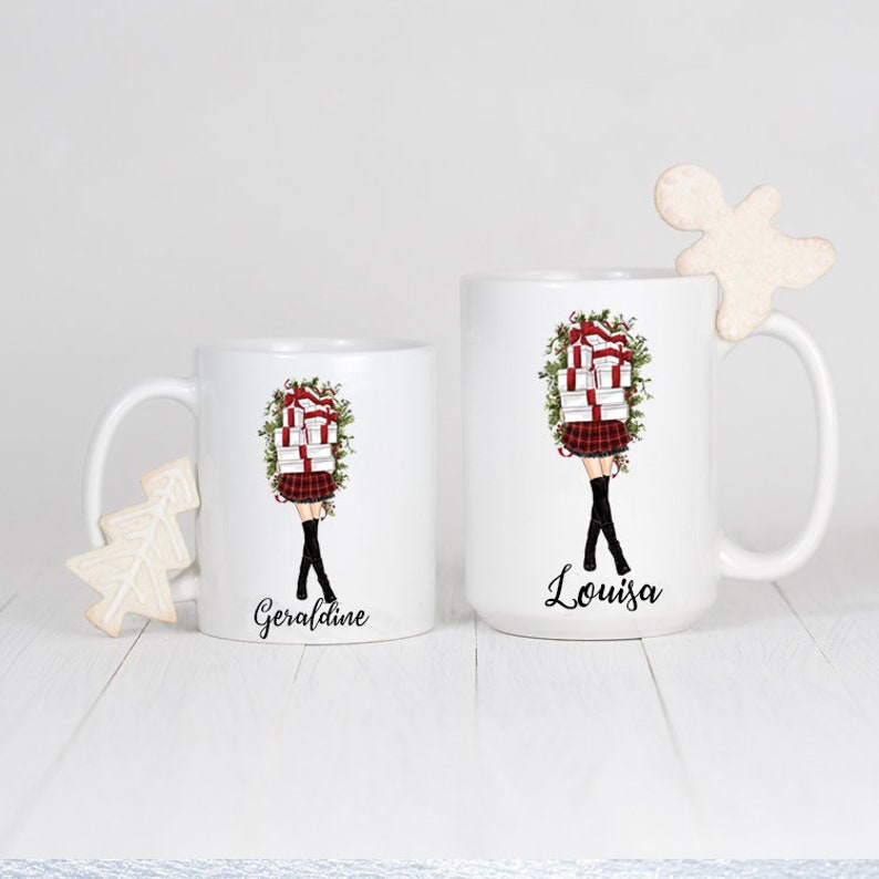 Christmas Presents Mug Personalized Mug Mug with Name Custom Christmas Mug Coffee Mug with Name Christmas Gifts Mug image 3
