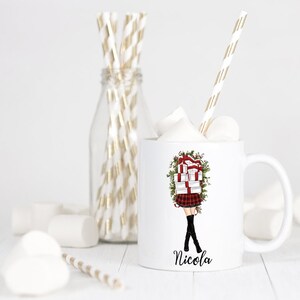 Christmas Presents Mug Personalized Mug Mug with Name Custom Christmas Mug Coffee Mug with Name Christmas Gifts Mug image 1