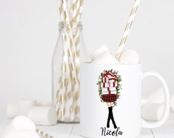 Christmas Presents Mug - Personalized Mug - Mug with Name - Custom Christmas Mug - Coffee Mug with Name - Christmas Gifts Mug