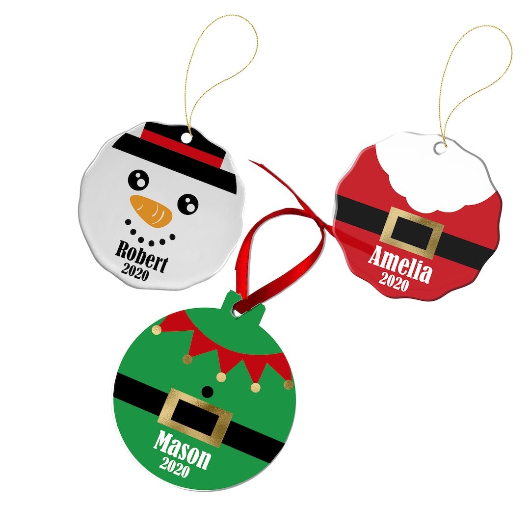 Christmas Personalized Ornament Custom Christmas Ornaments Unique