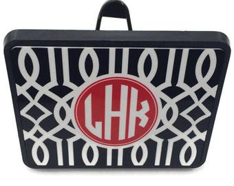 Monogram Trailer Hitch Cover - Monogrammed Gifts - Personalized Car Accessories