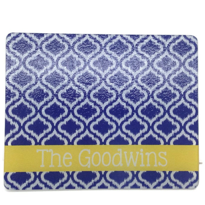 Glass Cutting Board Personalized - Custom Kitchen Gift - Tempered Glass Cutting Board - Design Your Own Cutting Board
