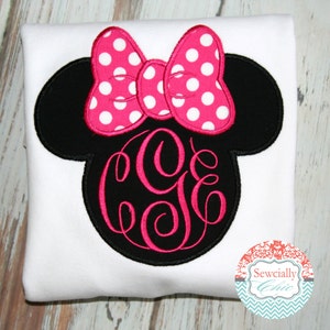 Minnie Mouse Applique shirt
