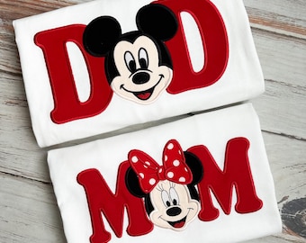 MOM or DAD Tee, Matching Party Tee