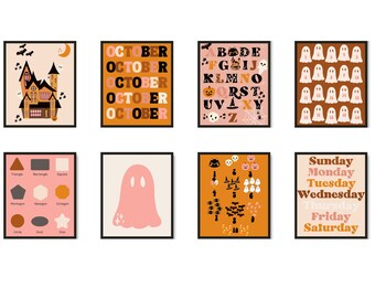 Menu du matin d'Halloween Feuilles de travail imprimables pour l'école à la maison : Feuilles de travail sur le programme d'études à la maison parfaites pour la maternelle, la maternelle, les savoirs traditionnels