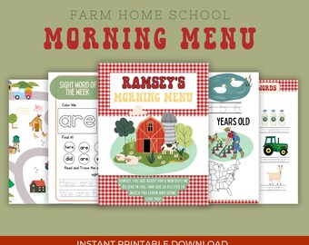 Feuilles de travail à imprimer pour l'école à la maison : feuilles de travail pour le programme d'études à la maison, parfaites pour la maternelle, le préscolaire, le savoir traditionnel